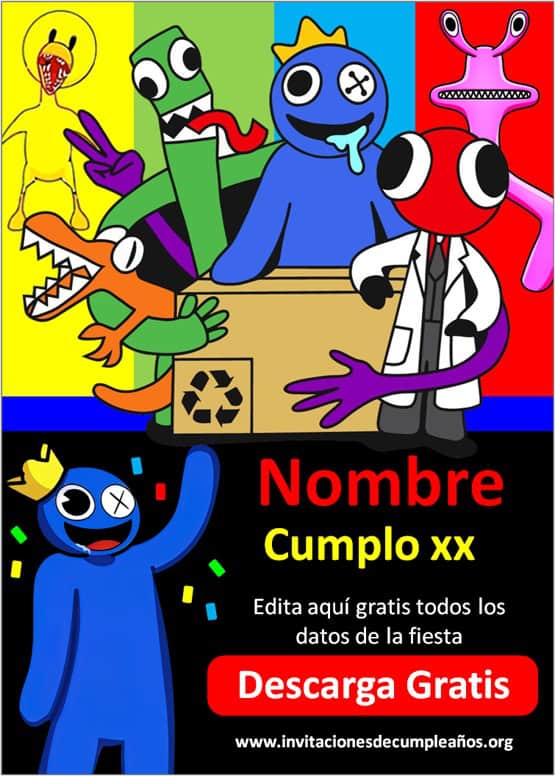 Roblox  Imprimibles para fiestas gratis, Imprimibles fiesta, Plantilla de  tarjeta de cumpleaños